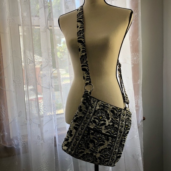 Vera Bradley Crossbody bag black/white/yellow - Picture 2 of 9